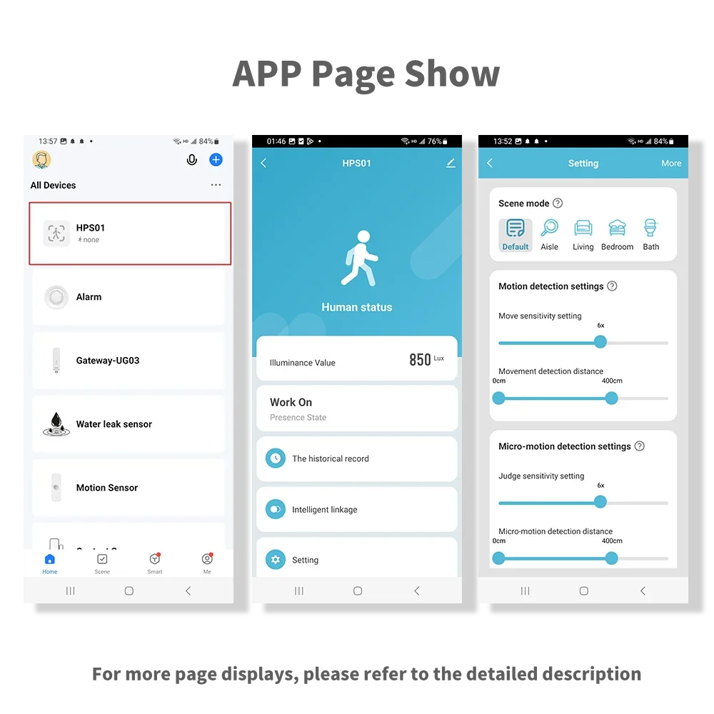 Sensor de Presencia Humana Tuya mmWave Zigbee / WiFi con Sensor de Luz – Reemplazo del PIR