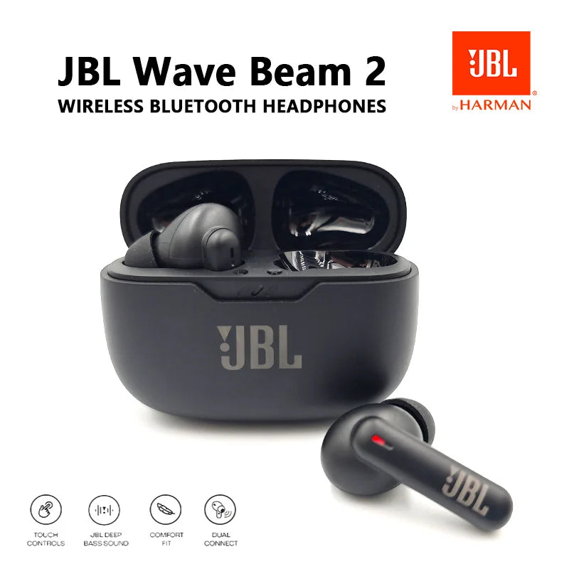 Auriculares Inalámbricos JBL Wave Beam 2