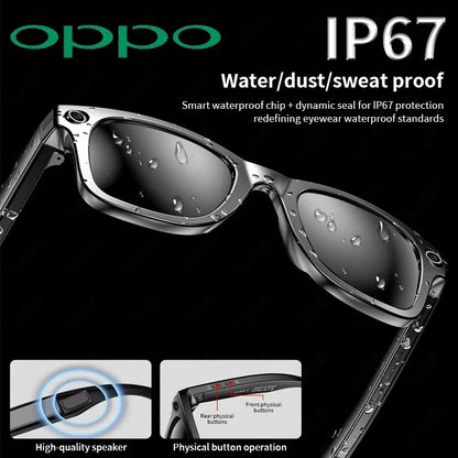 Gafas Inteligentes OPPO con Cámara HD y Bluetooth – Llamadas, Música y Grabación