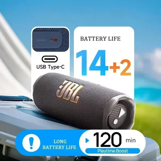 Parlante Bluetooth JBL Flip 7 – Sonido Potente y Resistente al Agua IP68