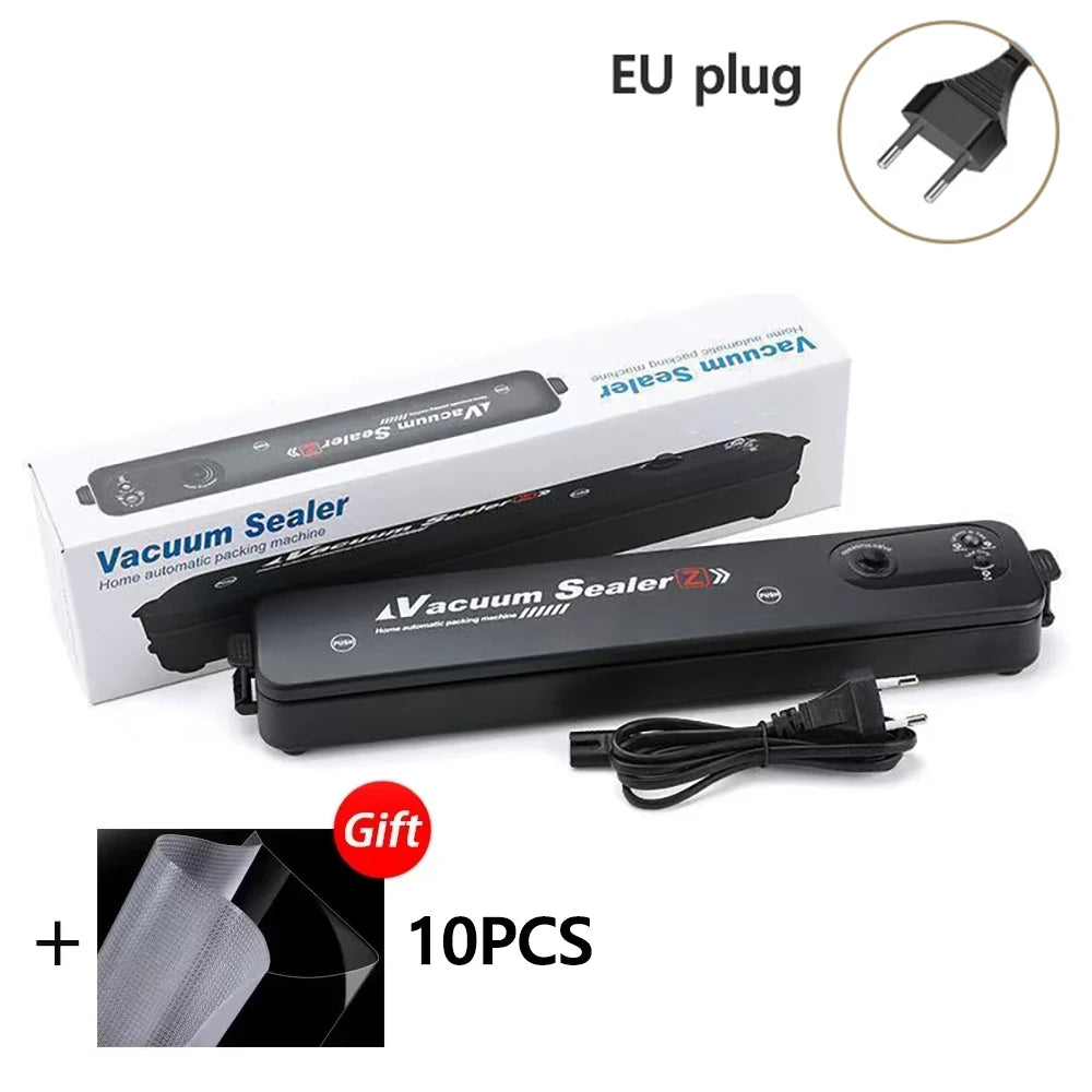 Envasadora al Vacío Automática para Alimentos – Sellado Potente, Seco y Húmedo, 90W, Uso Doméstico